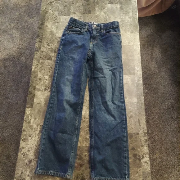 SOLD Cat & Jack boys relaxed straight leg jean pant size 12 - Picture 1 of 6
